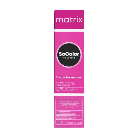 MATRIX 6A краситель перманентный аммиачный, темный блондин пепельный / SoColor Pre-Bonded 90 мл - 3