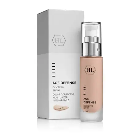HOLY LAND Крем корректирующий многофункциональный SPF 50, оттенок light / Age Defense CC Cream 50 мл - 2