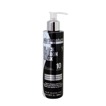 ABRIL ET NATURE Маска для питания и восстановления осветленных волос / Mask Black Carbon 200 мл - 1