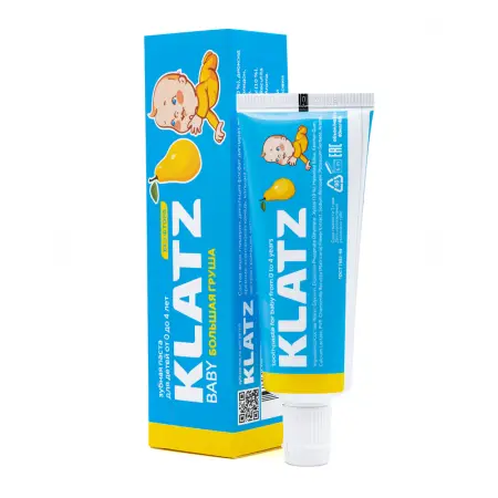 KLATZ Паста зубная для детей без фтора Большая груша / BABY 40 мл - 3