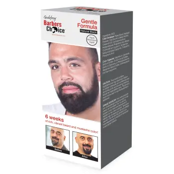 Набор Камуфляж бороды, натурально-черный / Barbers Choice Natural Black 145 г