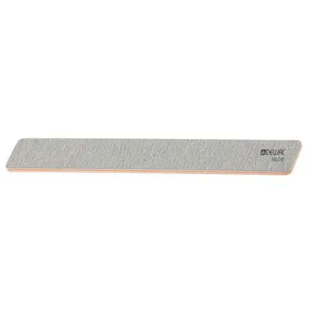 DEWAL PROFESSIONAL Пилка для ногтей широкая серая 180/240 18 см - 2