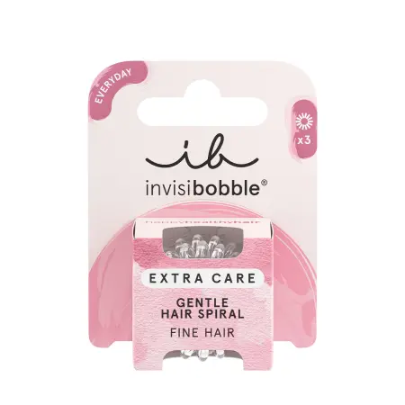 INVISIBOBBLE Резинка-браслет для тонких волос / invisibobble EXTRA CARE Crystal Clear - 2