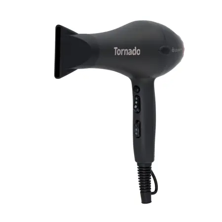 DEWAL PROFESSIONAL Фен серый ионизация 2 насадки / DEWAL PRO TORNADO - 5