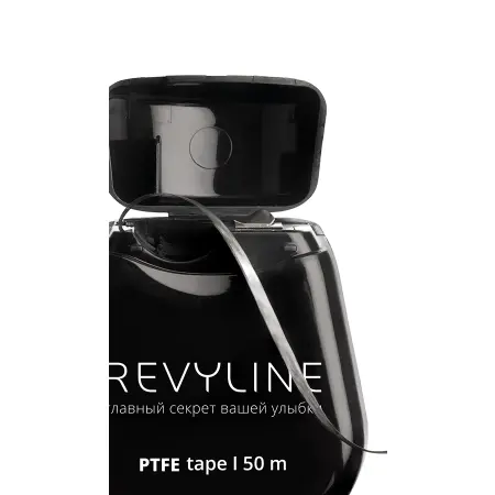 REVYLINE Нить зубная, тефлон, 50 м / PTFE Black Edition - 5