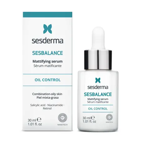 SESDERMA Сыворотка себорегулирующая с матирующим эффектом / SESBALANCE Mattifying serum 30 мл - 2