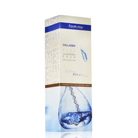 FARMSTAY Пенка очищающая с коллагеном / PURE CLEANSING FOAM 180 мл - 2