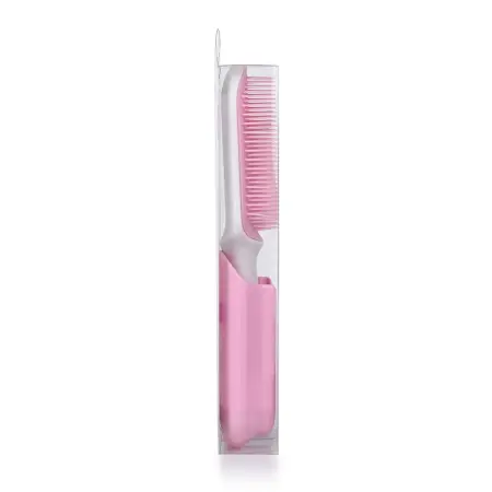 SOLOMEYA Расческа для чувствительной кожи головы в футляре, розовая / Hair Brush for sensitive scalp Pink - 8