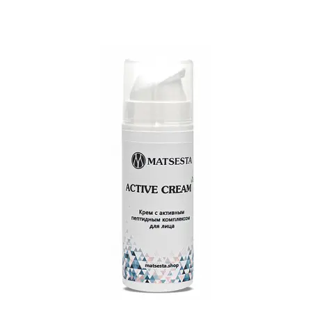 MATSESTA Крем с активным пептидным комплексом для лица / Matsesta Active Cream 30 мл - 3