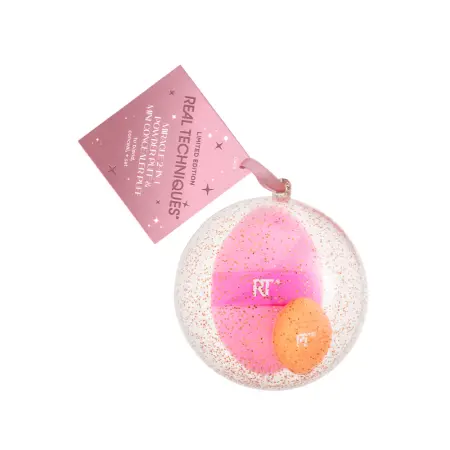 REAL TECHNIQUES Набор пуховок для пудры и консилера, 2 шт / Real Techniques Powder Puff Ornament - 4