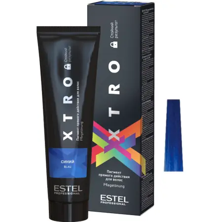 ESTEL PROFESSIONAL Пигмент прямого действия для волос, синий / XTRO BLACK 100 мл - 1