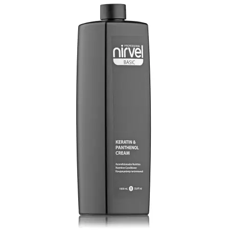 NIRVEL PROFESSIONAL Кондиционер питательный с кератином и пантенолом для сухих, ломких и поврежденных волос / KERATIN & PANTHENOL CREAM 1000 мл - 1