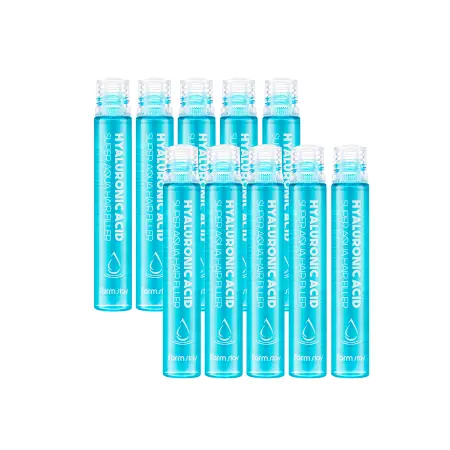 FARMSTAY Маска-филлер для волос с гиалуроновой кислотой / Hyaluronic Acid Super Aqua Hair Filler 10*13 мл - 2