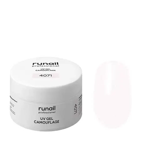 RUNAIL УФ-гель камуфлирующий, фарфоровый блеск 15 гр - 1