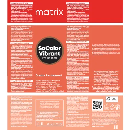 MATRIX 6AA краситель перманентный аммиачный, темный блондин глубокий пепельный / SoColor Pre-Bonded 90 мл - 4