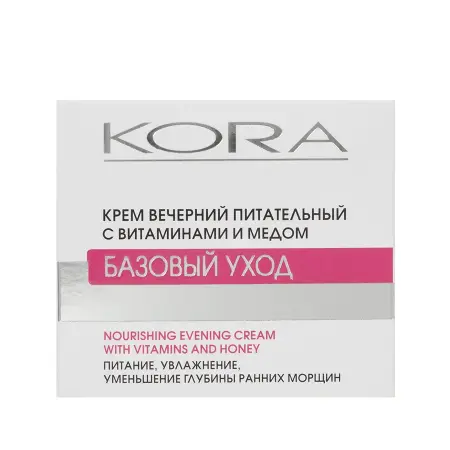 KORA Крем питательный вечерний с витаминами и медом 50 мл - 3