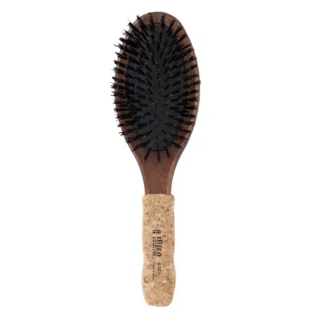 IBIZA HAIR Щетка массажная для волос, щетина кабана - 1