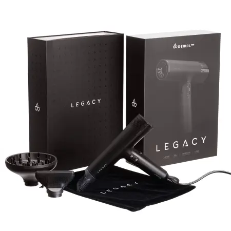 DEWAL PROFESSIONAL Фен DEWAL PRO LEGACY, черный, 1700W, бесщеточный мотор, ионизация, 2 насадки + диффузор, провод 3 м - 8