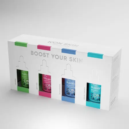 ICON SKIN Набор сывороток-концентратов в мини-формате для всех типов кожи / Smart Boost Your Skin 4 х 15 мл - 2