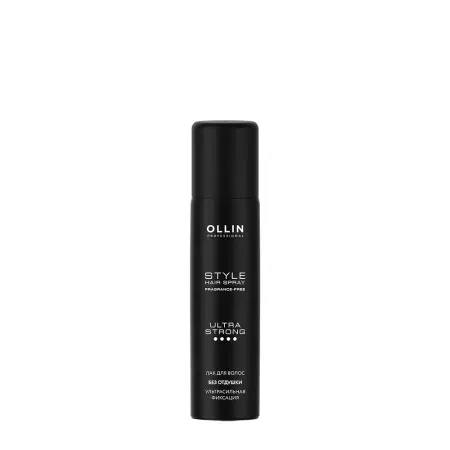 OLLIN PROFESSIONAL Лак ультрасильной фиксации без отдушки / Ollin Style 75 мл - 1