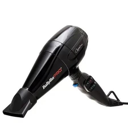 BABYLISS PRO Фен BaByliss Pro Caruso черный, ионизация, 2 насадки 2400 Вт - 5