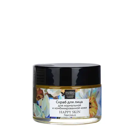 MI&KO Скраб для лица для нормальной и комбинированной кожи / Happy Skin Narcissus 50 мл - 1
