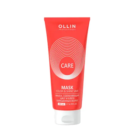 OLLIN PROFESSIONAL Маска сохраняющая цвет и блеск окрашенных волос / Color & Shine Save Mask 200 мл - 1