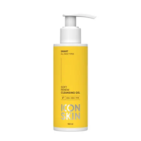 ICON SKIN Гель очищающий для умывания с кислотами / Soft Renew 150 мл - 1