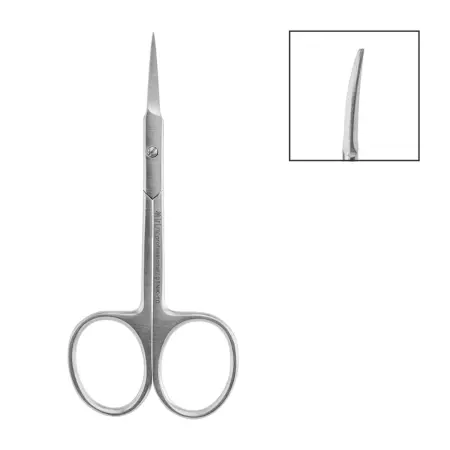 IRISK PROFESSIONAL Ножницы для кутикулы 05NK-10 матовые, ручная заточка, длина 10 см - 2