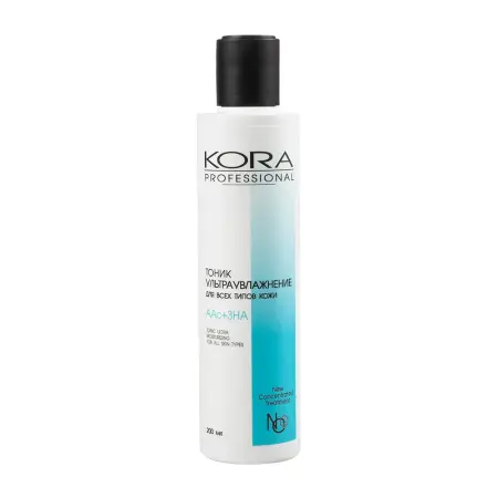 KORA Тоник ультраувлажнение для всех типов кожи / KORA PROFESSIONAL 200 мл - 1