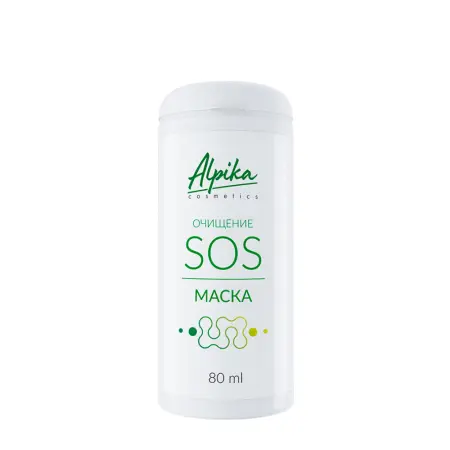 АЛЬПИКА Маска порошковая для лица SOS-очищение 80 мл - 1