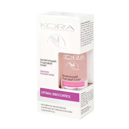 KORA Тонер матирующий пудровый для лица / Optimal Sebocontrol 55 мл - 6
