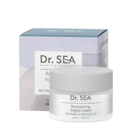 DR. SEA Крем ночной восстанавливающий с комплексом Mg Relax и витаминами A, E / Dr.Sea 50 мл - 2