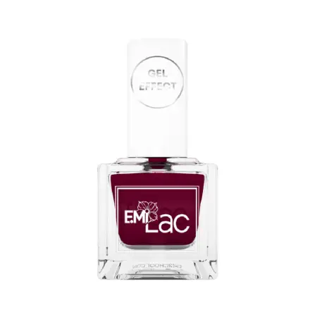 E.MI 027 лак ультрастойкий для ногтей, Бургундское вино / E.MiLac Gel Effect 9 мл - 2