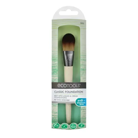 ECOTOOLS Кисть для тональной основы / Classic Foundation Brush - 4