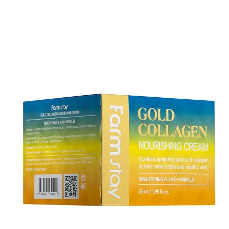FARMSTAY Крем питательный для лица с коллагеном и золотом / Gold Collagen Nourishing Cream 55 мл - 2