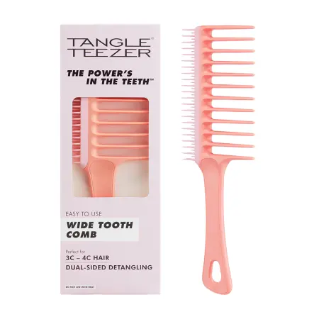 TANGLE TEEZER Расческа-гребень для волос / Wide Tooth Comb Mango Pink - 2