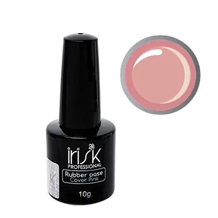 IRISK PROFESSIONAL База каучуковая камуфлирующая для ногтей, розовая / Rubber Base Cover Pink 10 гр - 2
