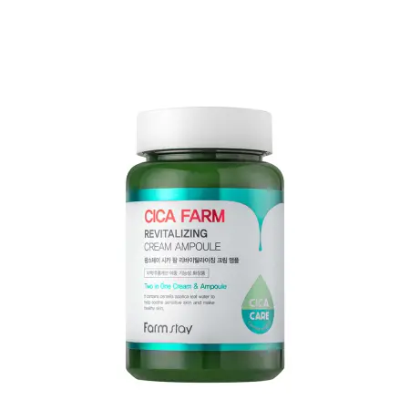 FARMSTAY Сыворотка восстанавливающая для лица с центеллой / Cica Farm Revitalizing Cream Ampoule 250 мл - 1