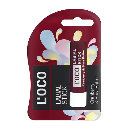 L’OCO Бальзам для губ, клюква&масло ши / L’OCO LABIAL STICK 5,1 гр - 3