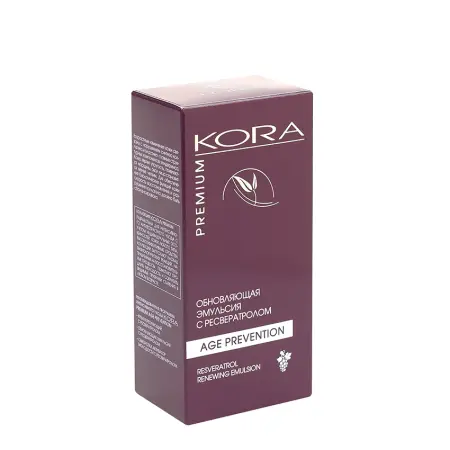 KORA Эмульсия обновляющая с ресвератролом, 50 мл - 4