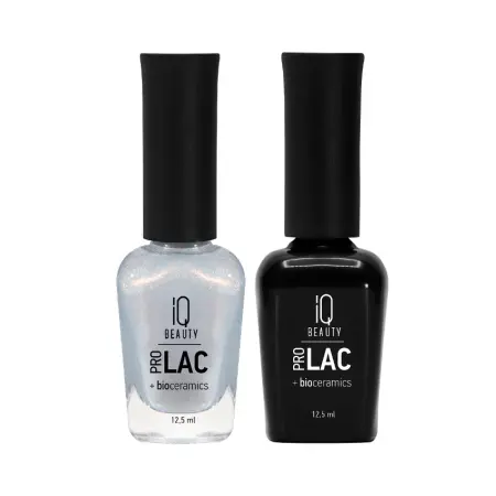 IQ BEAUTY 050 лак для ногтей укрепляющий с биокерамикой / Nail polish PROLAC + bioceramics 12.5 мл - 4