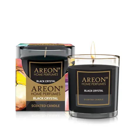 AREON Свеча ароматическая, черный кристалл / HOME PERFUMES Black Crystal 120 гр - 2