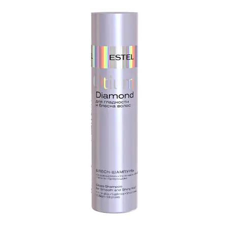 ESTEL PROFESSIONAL Блеск-шампунь для гладкости и блеска волос / OTIUM Diamond 250 мл - 1