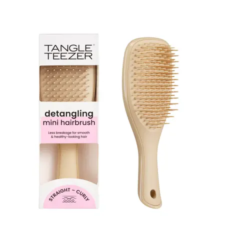 TANGLE TEEZER Расческа для волос / The Ultimate Detangler Mini Oat Cream - 6