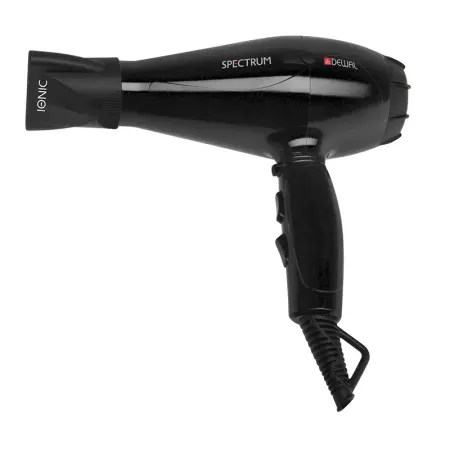 DEWAL PROFESSIONAL Фен Spectrum черный, ионизация, 2 насадки, 2200 Вт - 2