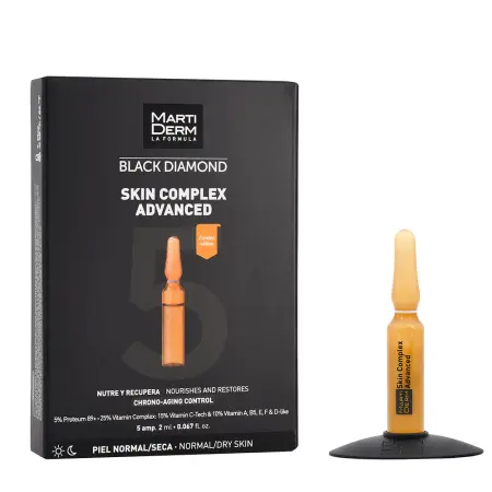 MARTIDERM Ампулы для лица Скин комплекс / Black Diamond Advanced 5 х 2 мл - 2