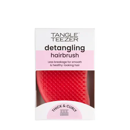 TANGLE TEEZER Расческа для волос / Thick & Curly Pink Punch - 5