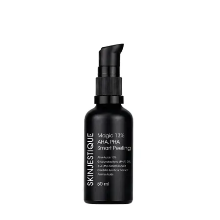 SKINJESTIQUE Маска смываемая с пилинг действием для лица / Magic 13% AHA, PHA Smart Peeling night 50 мл - 1