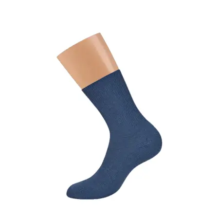 MINIMI Носки женские, меланж, Blu 35-38 / MINI COTONE 1203 - 2